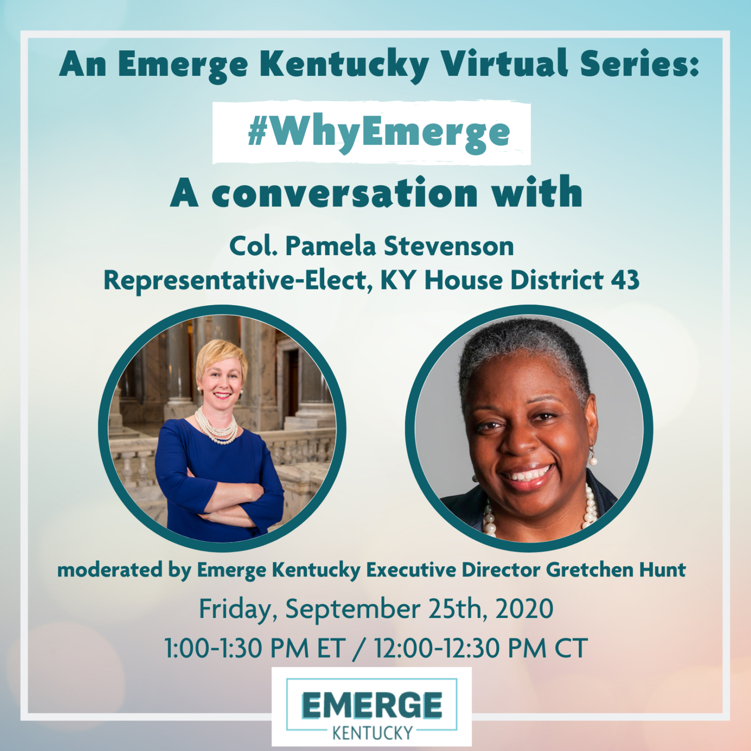 Whyemerge An Interview With Representative Elect Col Pamela